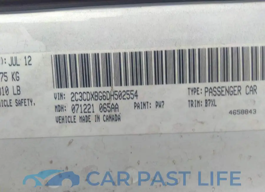 2C3CDXBG6DH502554# 9