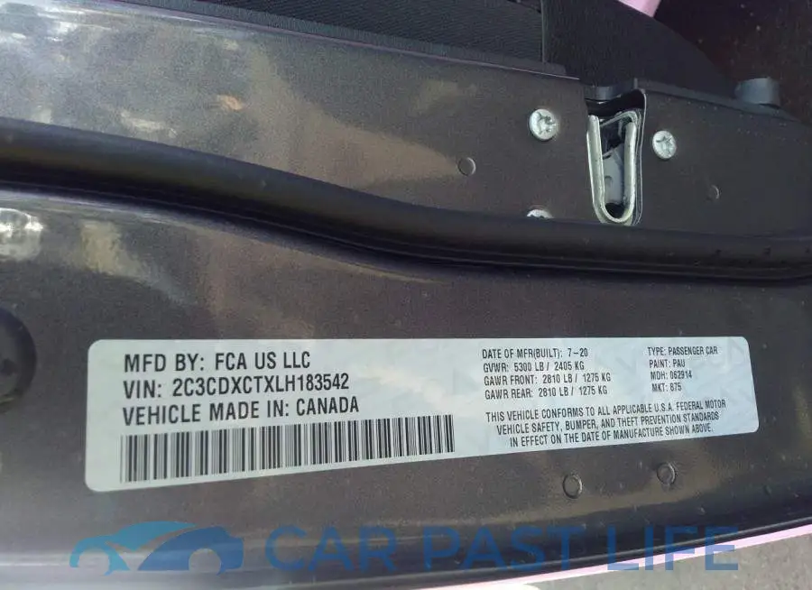 2C3CDXCTXLH183542# 9