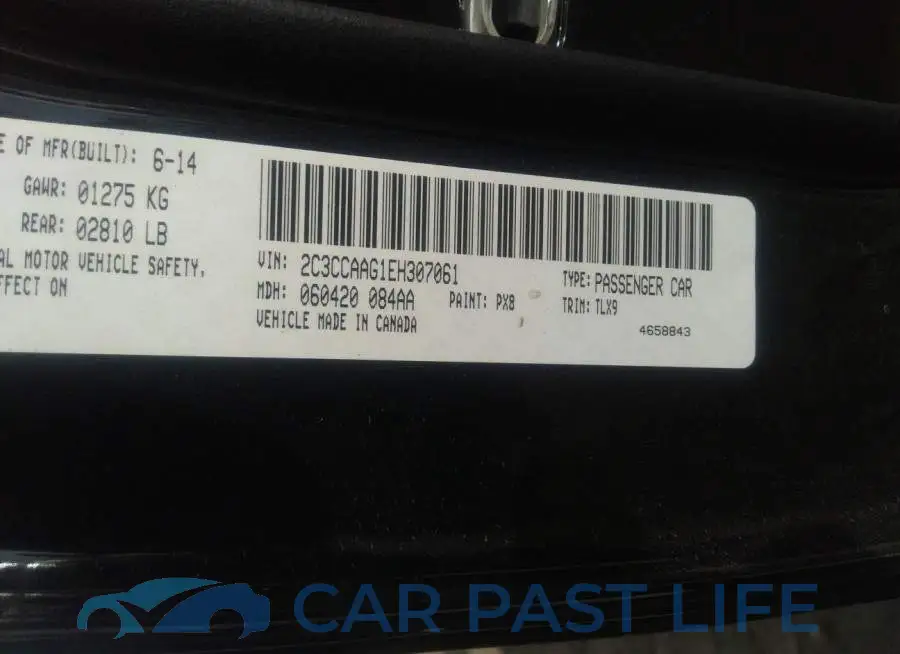 2C3CCAAG1EH307061# 9