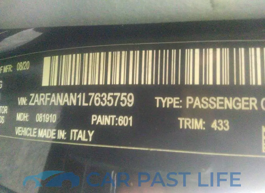 ZARFANAN1L7635759# 9