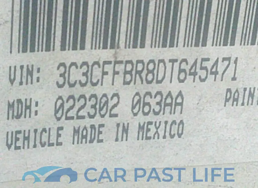 3C3CFFBR8DT645471# 9
