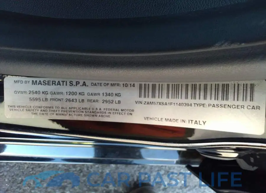 ZAM57XSA1F1140394# 9