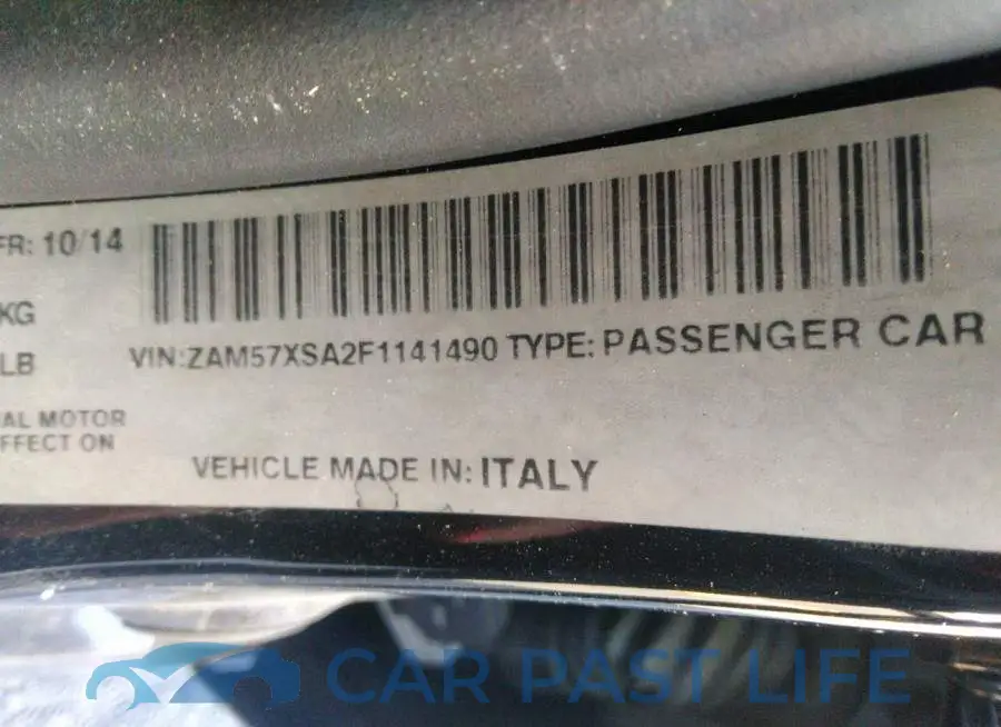 ZAM57XSA2F1141490# 9