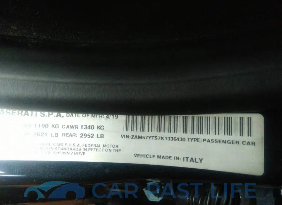 ZAM57YTS7K1336430# 9