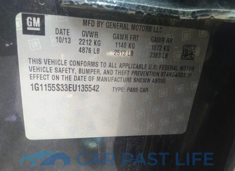 1G1155S33EU135542# 9