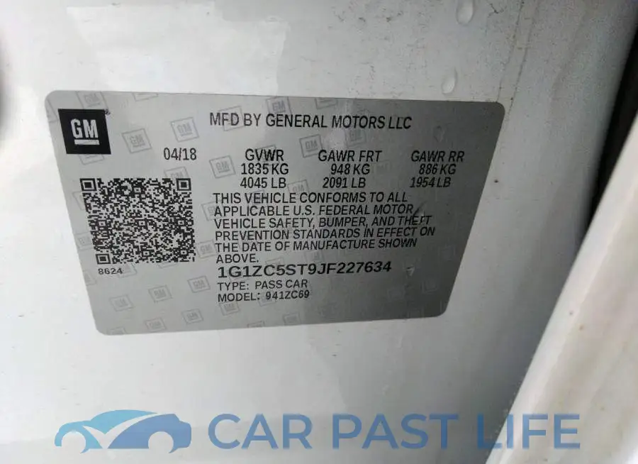1G1ZC5ST9JF227634# 9