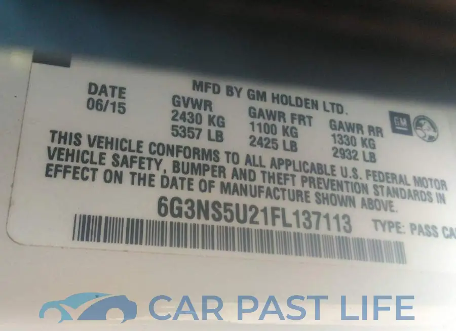 6G3NS5U21FL137113# 9