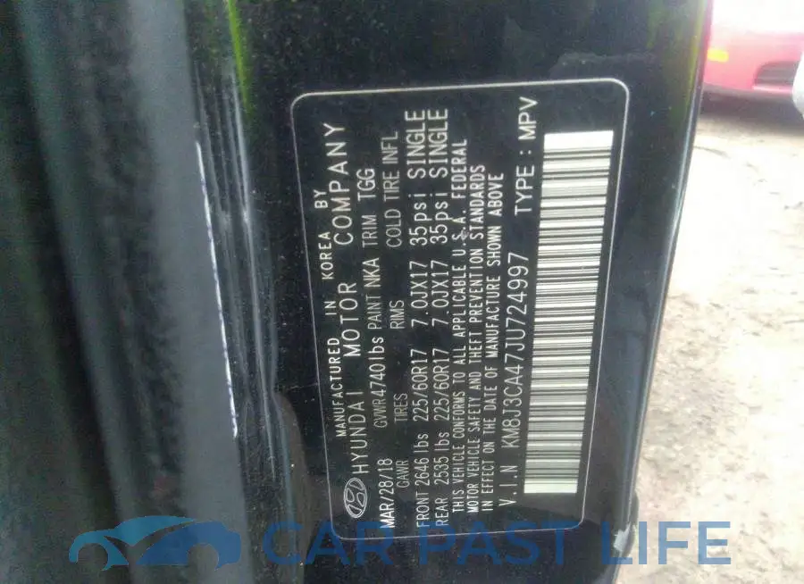 KM8J3CA47JU724997# 9