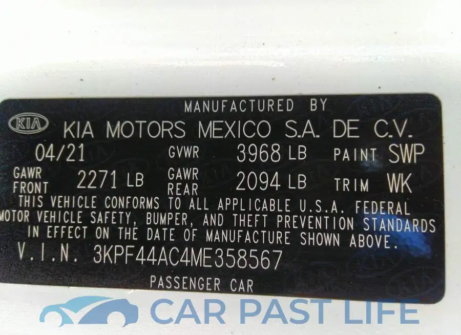 3KPF44AC4ME358567# 9