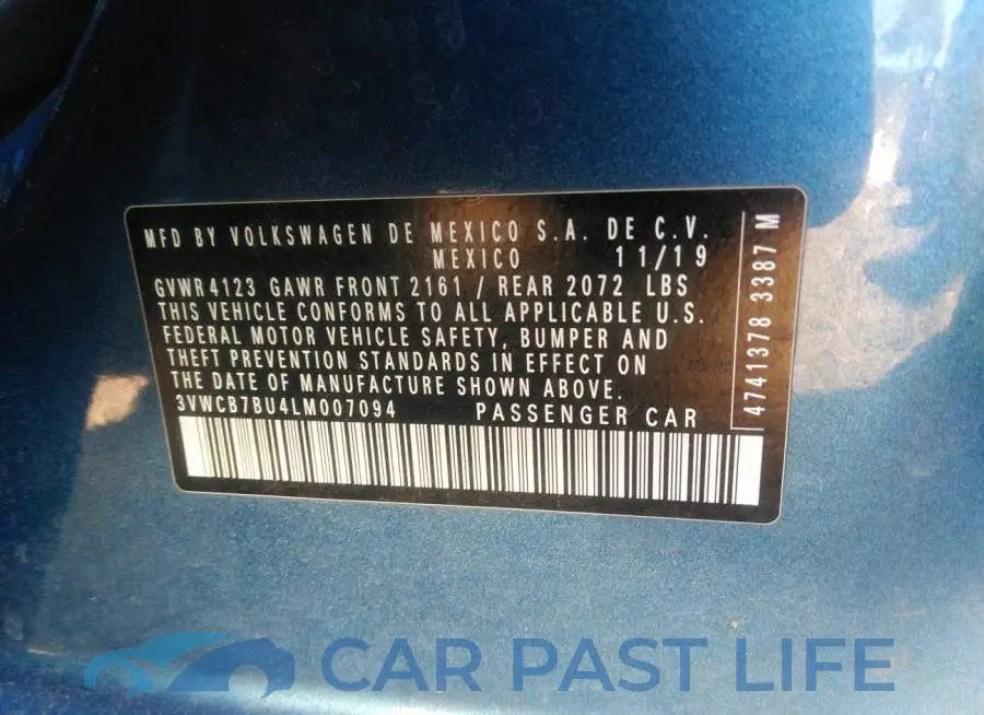 3VWCB7BU4LM007094# 9