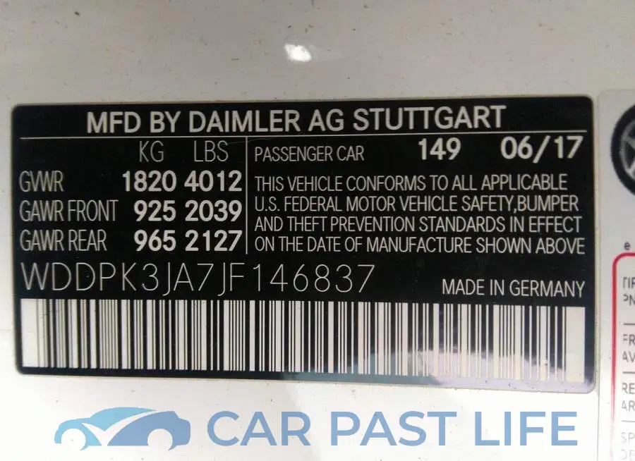 WDDPK3JA7JF146837# 9