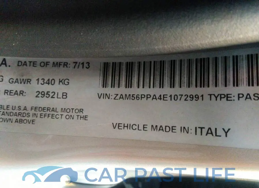 ZAM56PPA4E1072991# 9