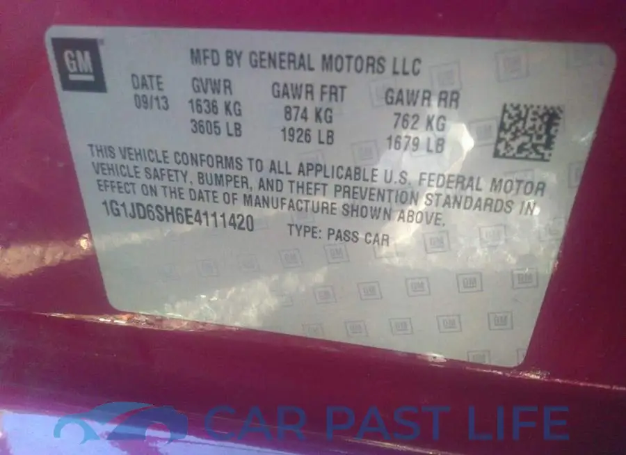1G1JD6SH6E4111420# 9