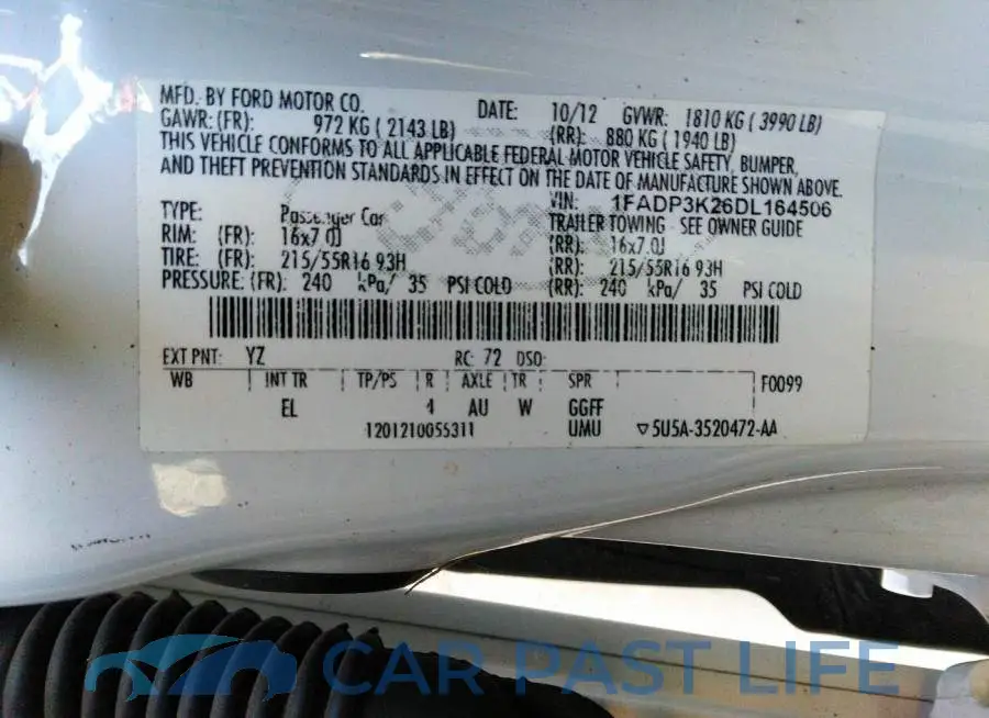 1FADP3K26DL164506# 9