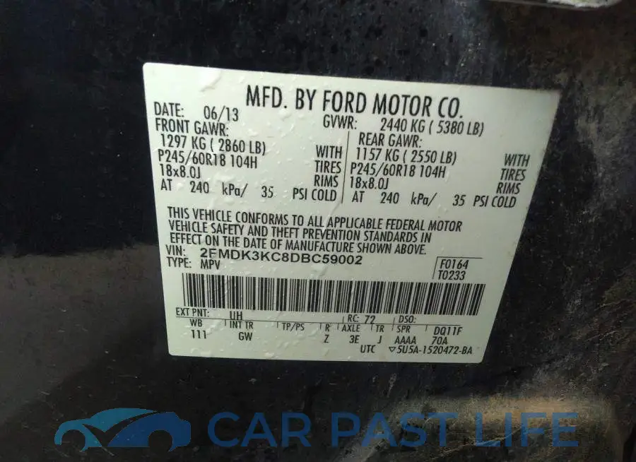 2FMDK3KC8DBC59002# 9