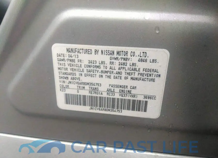 JN1CV6AR8DM354753# 9