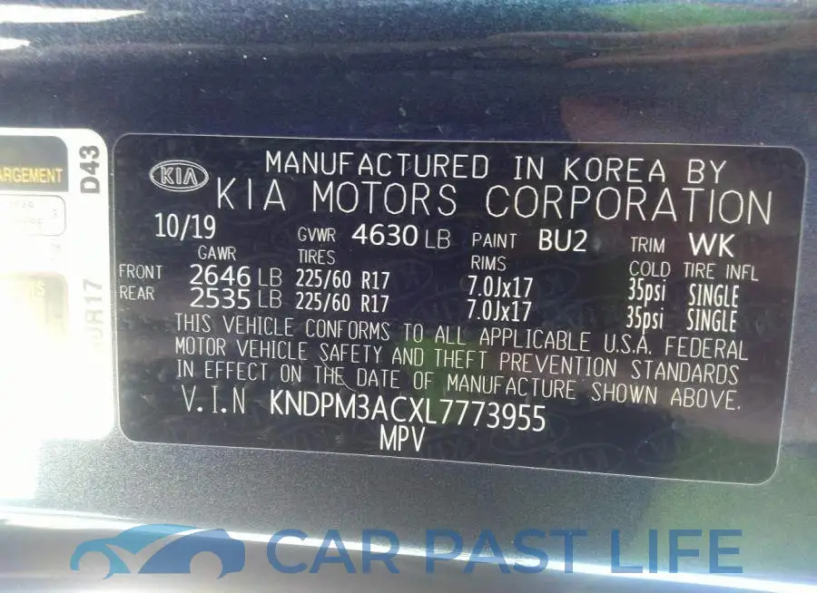 KNDPM3ACXL7773955# 9