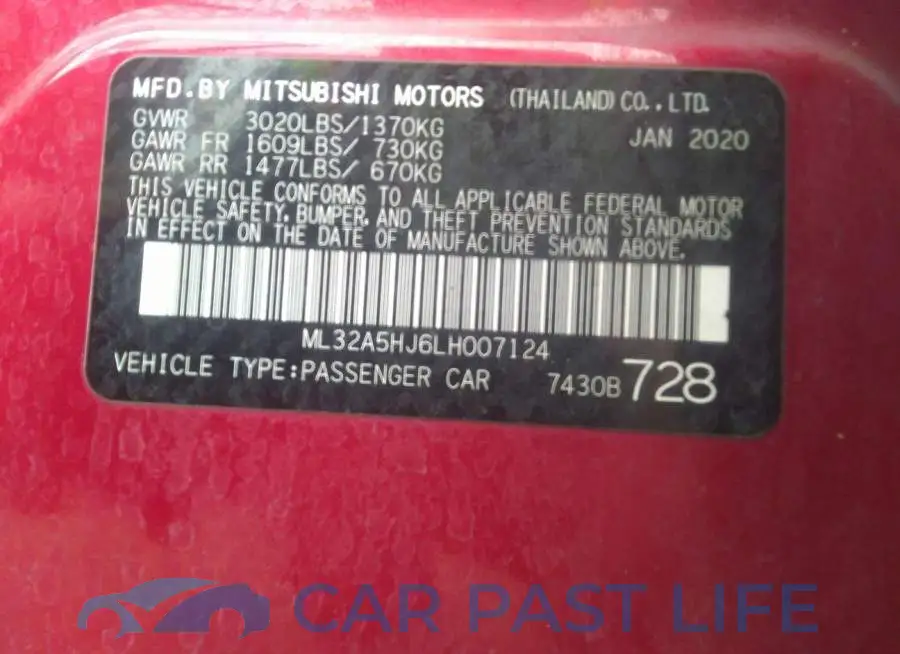 ML32A5HJ6LH007124# 9
