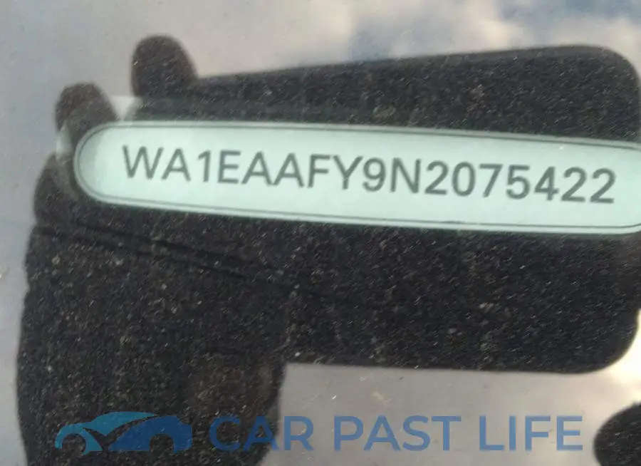 WA1EAAFY9N2075422# 9