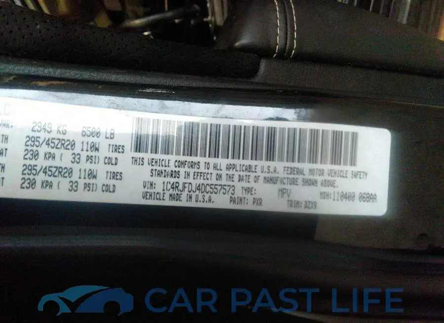 1C4RJFDJ4DC557573# 9