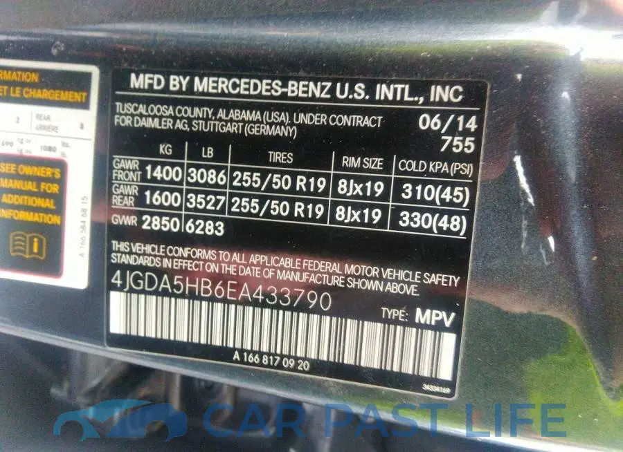 4JGDA5HB6EA433790# 9