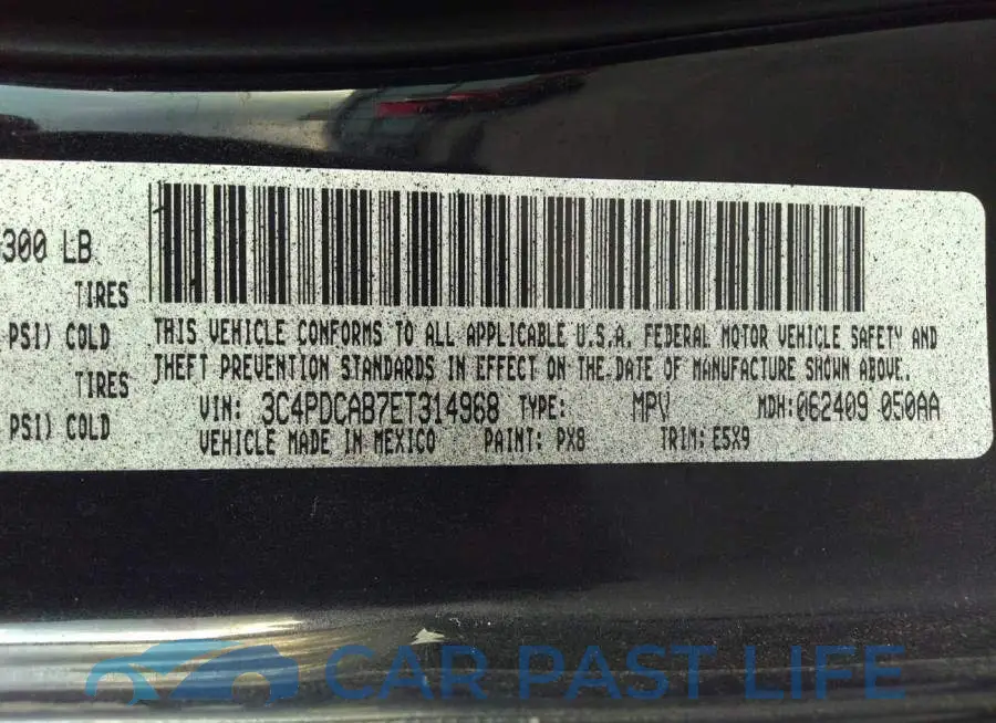 3C4PDCAB7ET314968# 9