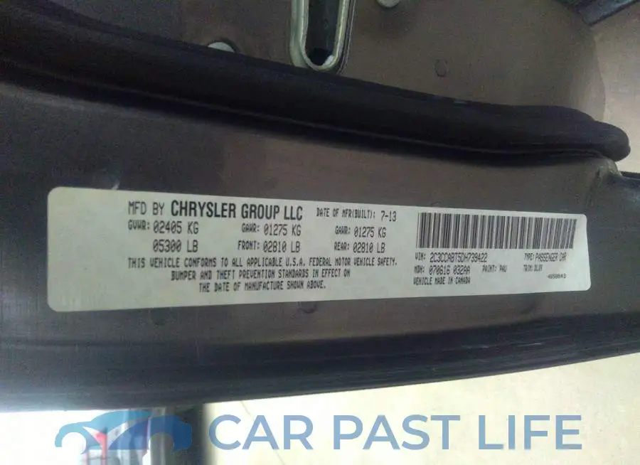 2C3CCABT5DH739422# 9