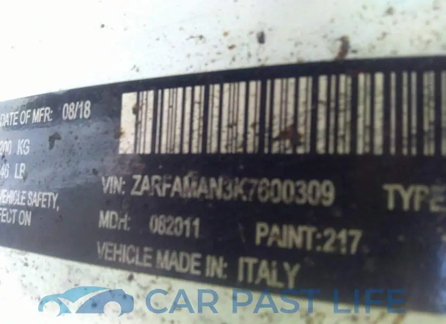 ZARFAMAN3K7600309# 9