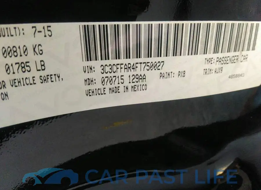 3C3CFFAR4FT750027# 9