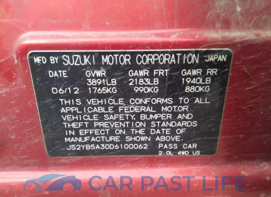 JS2YB5A30D6100062# 9