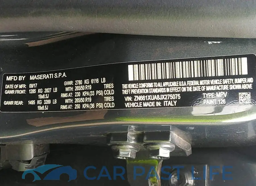 ZN661XUA8JX275075# 9