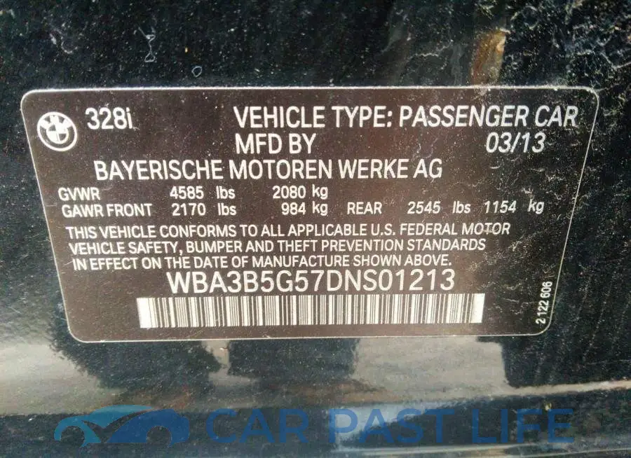 WBA3B5G57DNS01213# 9