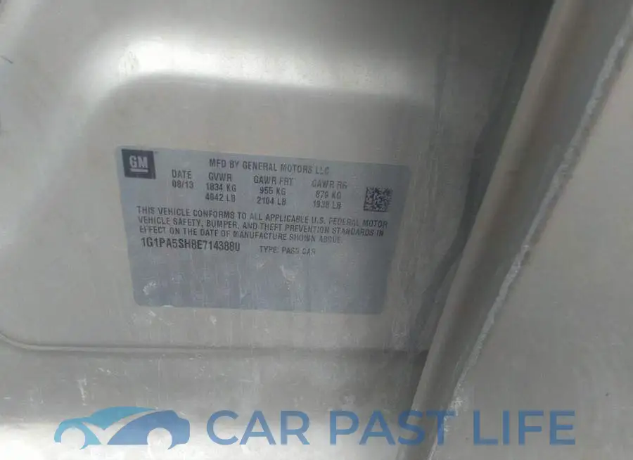 1G1PA5SH8E7143880# 9
