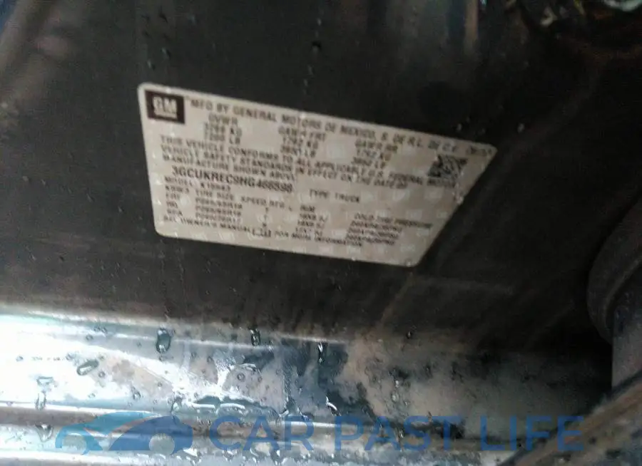 3GCUKREC9HG466598# 9