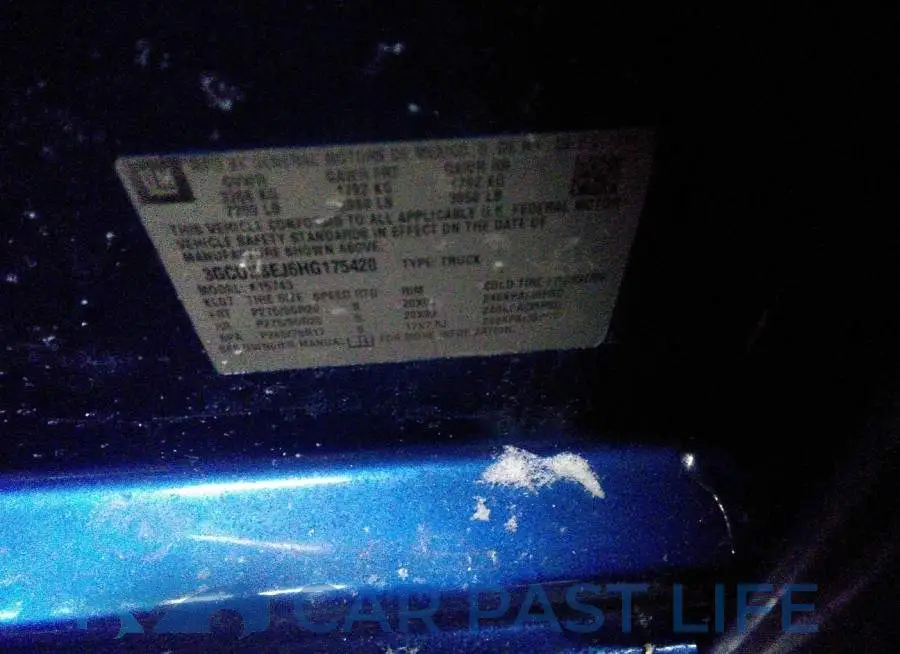 3GCUKSEJ6HG175420# 9