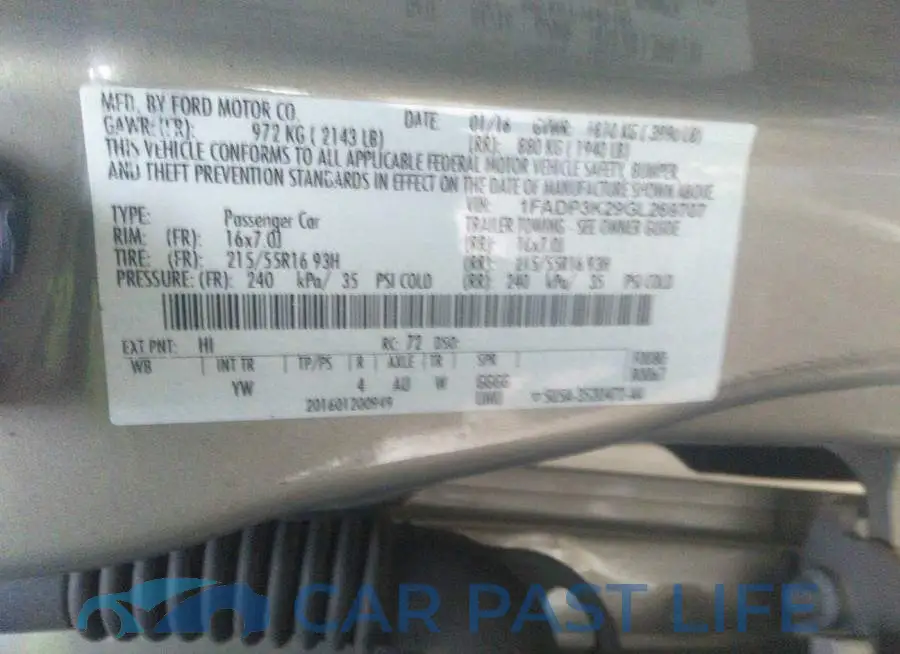 1FADP3K29GL269707# 9