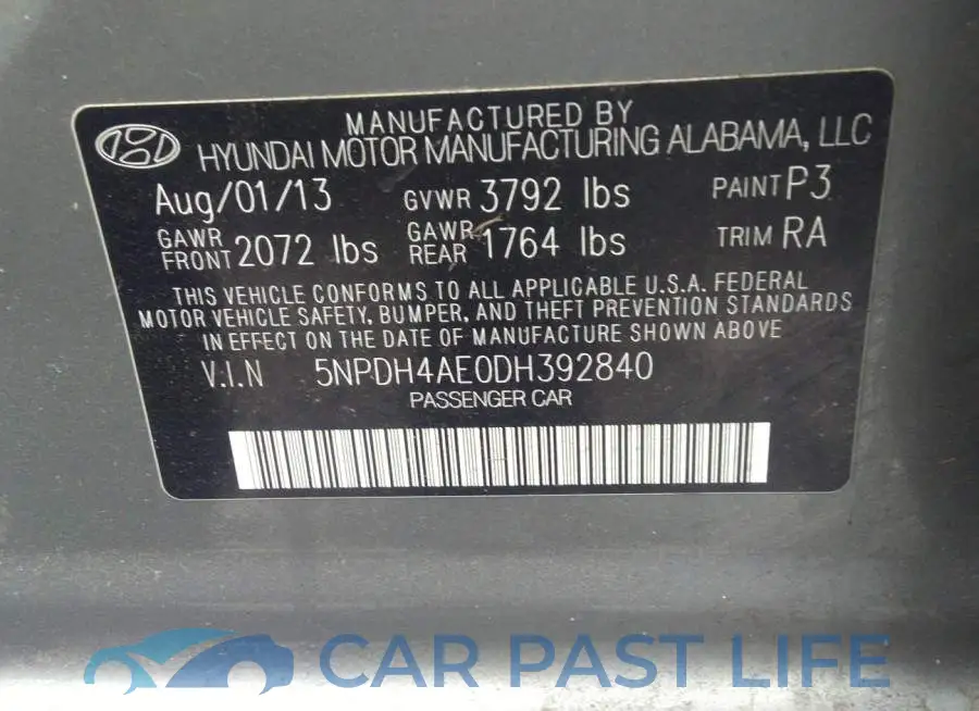 5NPDH4AE0DH392840# 9