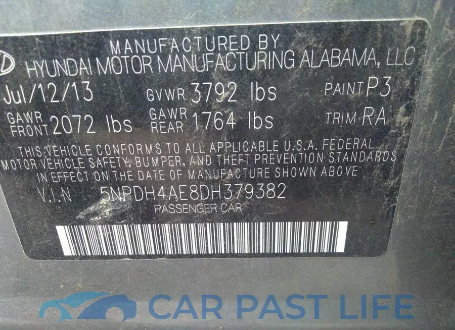 5NPDH4AE8DH379382# 9