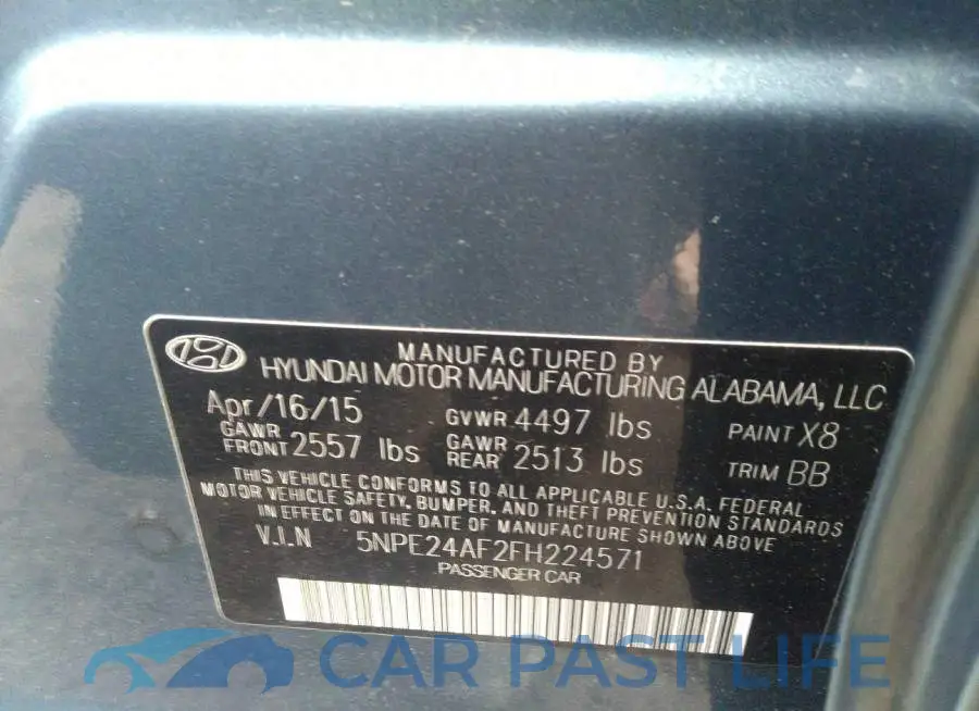5NPE24AF2FH224571# 9