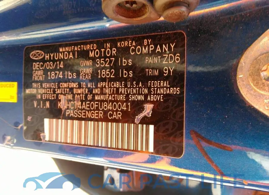 KMHCT4AE0FU840041# 9