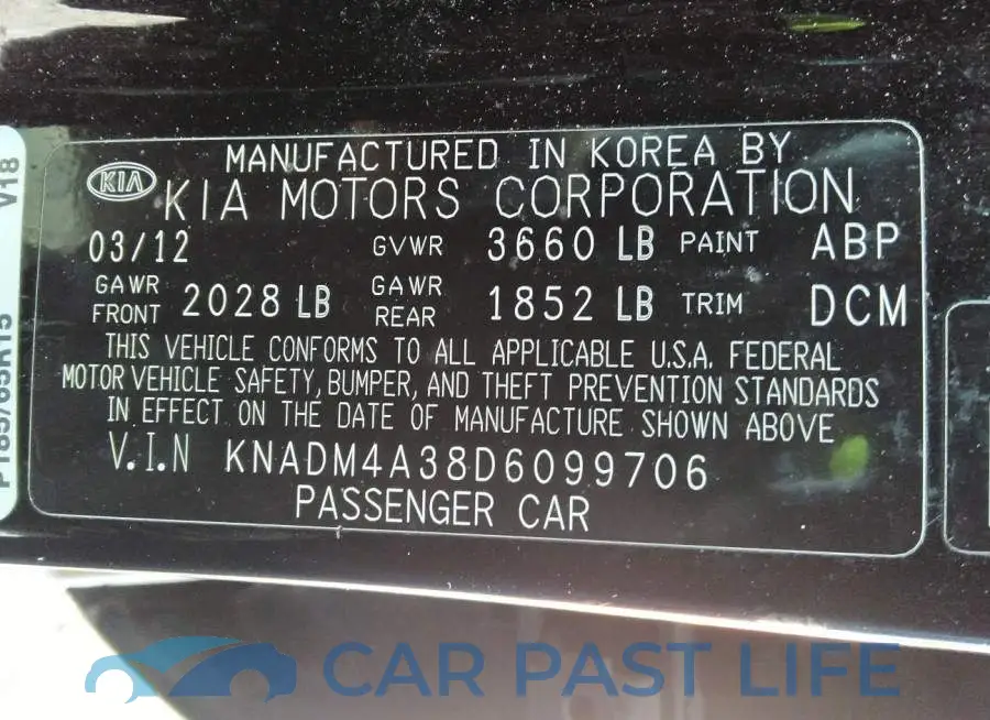 KNADM4A38D6099706# 9