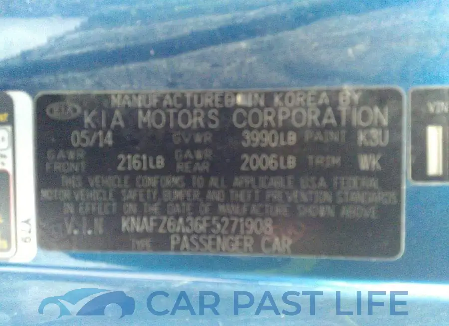 KNAFZ6A36F5271908# 9
