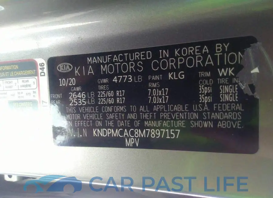 KNDPMCAC8M7897157# 9