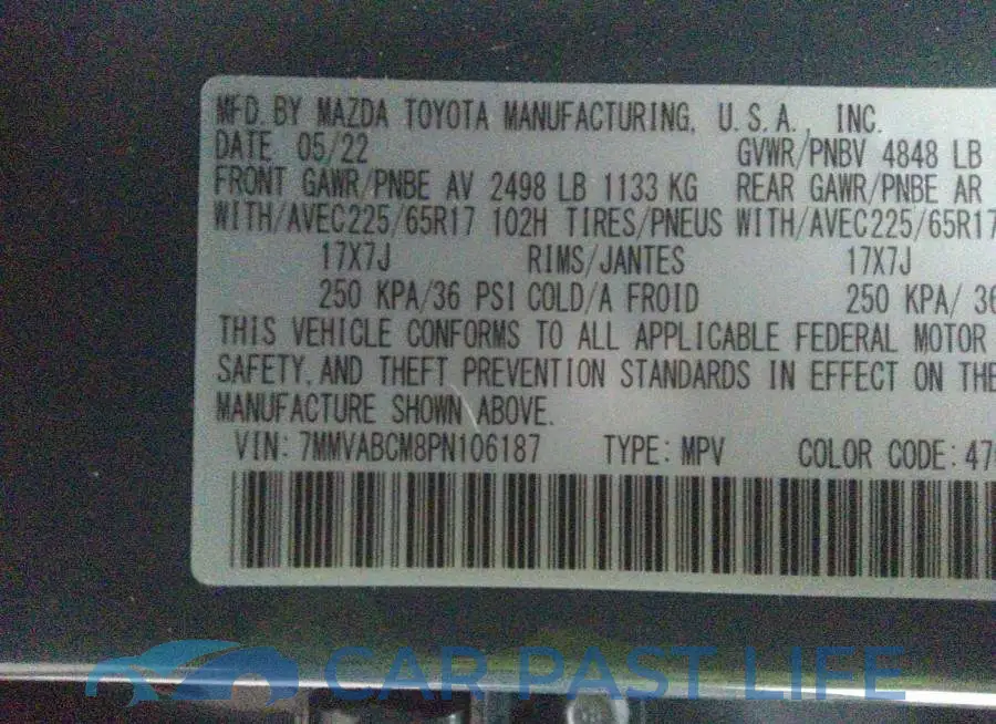 7MMVABCM8PN106187# 9
