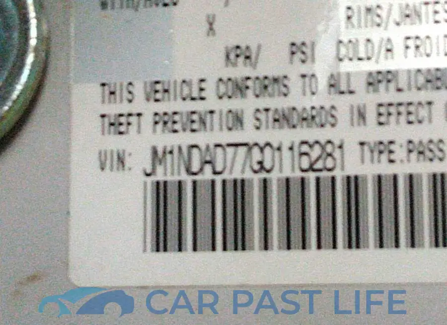 JM1NDAD77G0116281# 9