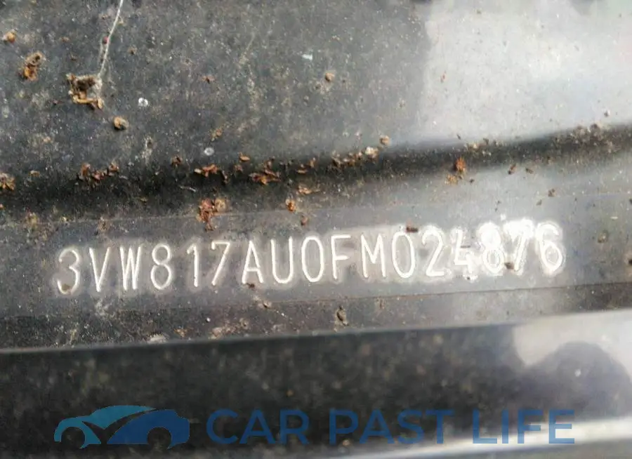 3VW817AUDFM024876# 9