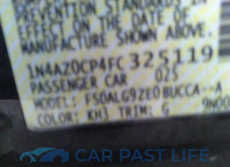 1N4AZ0CP4FC325119# 9