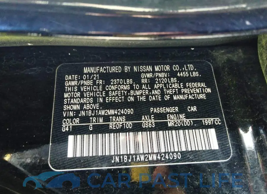 JN1BJ1AW2MW424090# 9