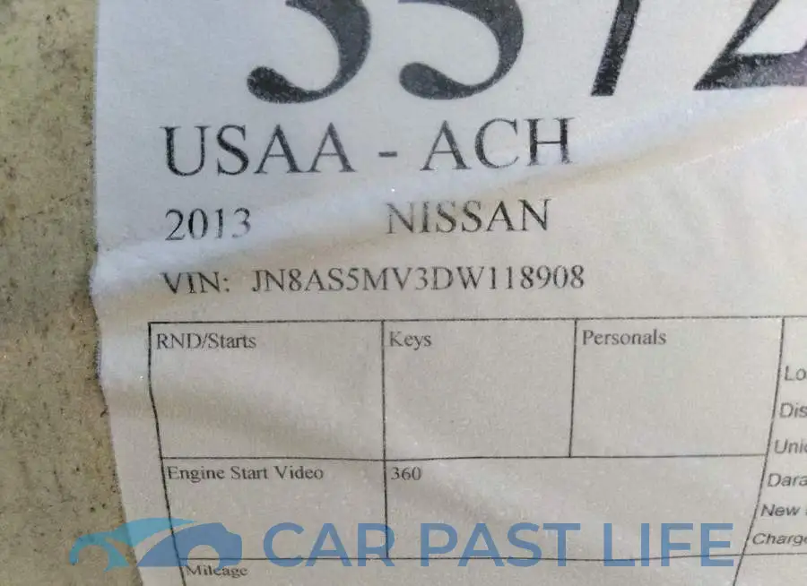 JN8AS5MV3DW118908# 9