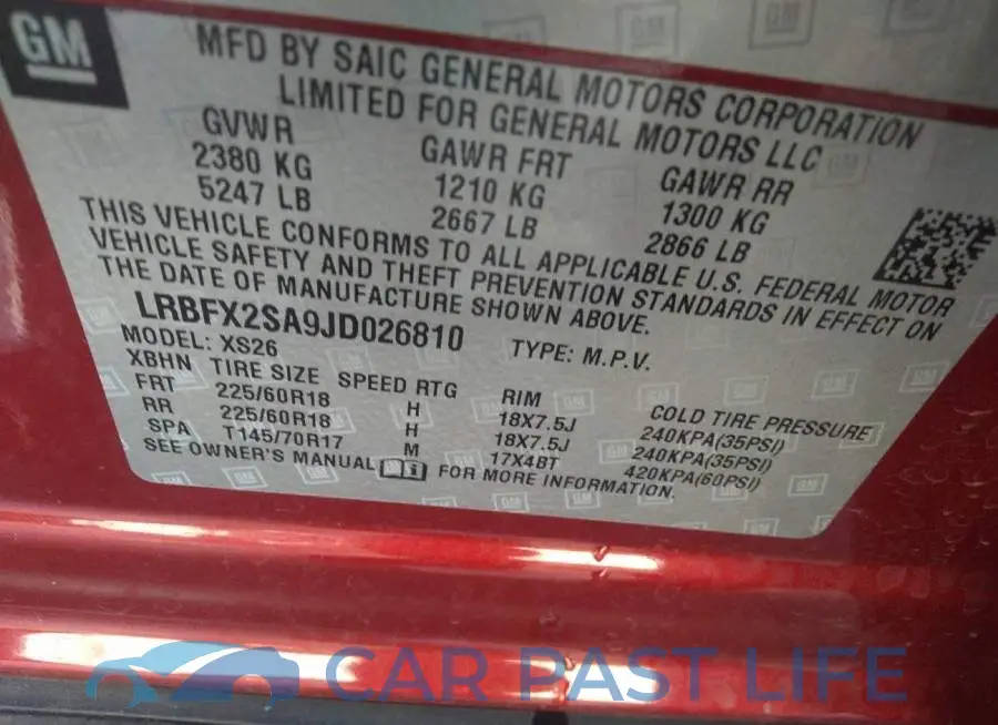 LRBFX2SA9JD026810# 9